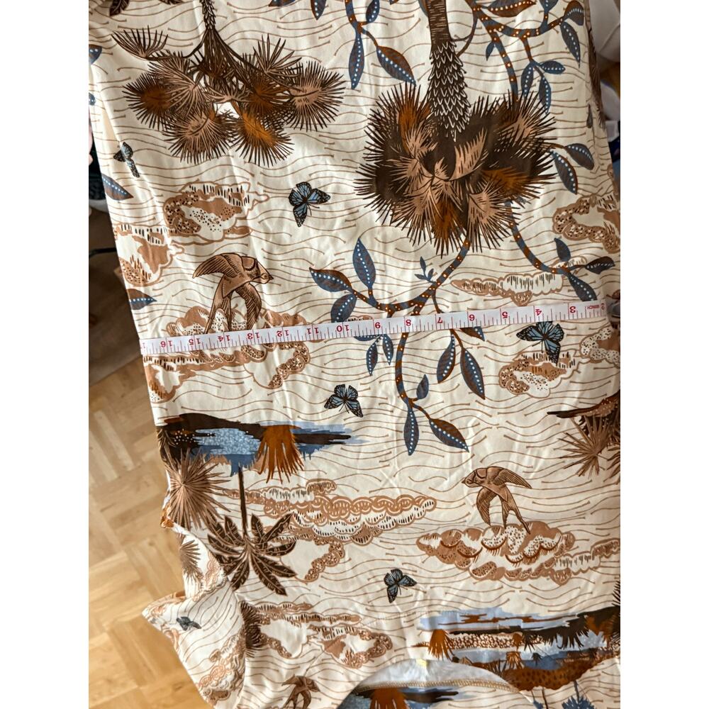 Spartina 449 Coastal Marsh Print Fringe Hem Shift Dress | Size Small - Picture 13 of 14